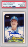 Graded 1989 Topps Traded Randy Johnson #57T Rookie RC Baseball Card PSA 10 Auto Grade Gem Mint