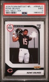 Graded 2024 Panini Instant NFL Rome Odunze #RPSFL27 RPS First Look Rookie RC Football Card PSA 9