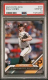 Graded 2024 Topps Now Paul Skenes #179 Major League Debut Rookie RC Baseball Card PSA 10 Gem Mint
