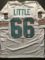 Autographed/Signed Larry Little HOF 93  Miami White Football Jersey JSA COA
