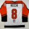 Autographed/Signed Mark Recchi Philadelphia White Hockey Jersey JSA COA