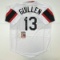 Autographed/Signed Ozzie Guillen Chicago Retro White Baseball Jersey JSA COA