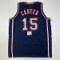 Autographed/Signed Vince Carter New Jersey NJ Navy Blue Basketball Jersey PSA/DNA COA