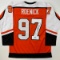 Autographed/Signed Jeremy Roenick Philadelphia Orange Hockey Jersey Beckett BAS COA