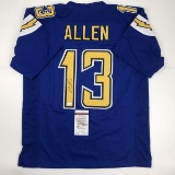 Autographed/Signed Keenan Allen Los Angeles LA Color Rush Blue Football Jersey JSA COA