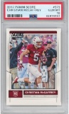Graded 2017 Panini Score Christian McCaffrey #373 Rookie RC Football Card PSA 10 Gem Mint