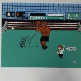 Autographed/Signed Mike Tyson Punchout Nintendo Video Game Boxing 16x20 Photo Athlete Hologram COA