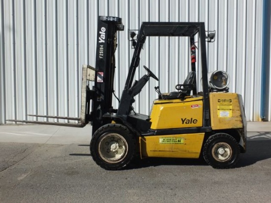 Yale Model GLP060TGEUAE093 6,000 Capacity Propane Forklift - SN: A875B34090C - 5,769 Hours