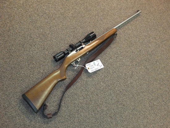 RUGER 10/22 22LR WITH BUSHNELL 4X SCOPE S/N 254-32849, TAG -  1911