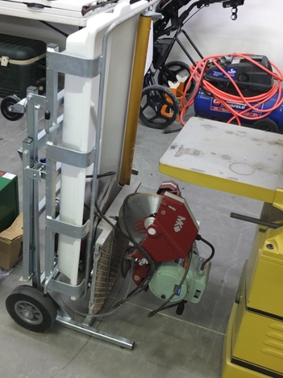 MK 101 PRO24 TILE SAW ON ROLLING FOLDING STAND