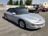 1999 PONTIAC FIREBIRD CONVERTIBLE, VIN:2G2FV32G2X2230787, ODOM READS: 154,196 - BACK WINDOW GLASS UN