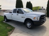 2015 DODGE RAM 3500 CUMMINS 6.7 TURBO DIESEL, HEAVY DUTY ALLISON 6-SPD AUTO TRAN., 4-WHEEL DR