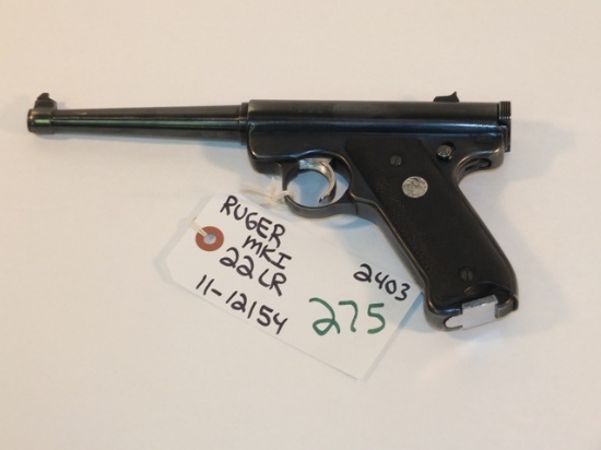 RUGER MKI 22LR S/N 11-12154, TAG# 2403