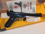 RUGER MARK II TARGET MODEL 22LR WITH BOX  S/N 215-32451 **WALDEN HUGHES GUN**, TAG# 2439