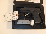 KAHR ARMS PM9 9MM WITH BOX AND 2 MAGS  S/N VB7762 **WALDEN HUGHES GUN**, TAG# 2447