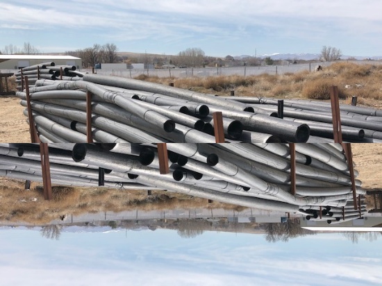 (3) RACKS PIPE