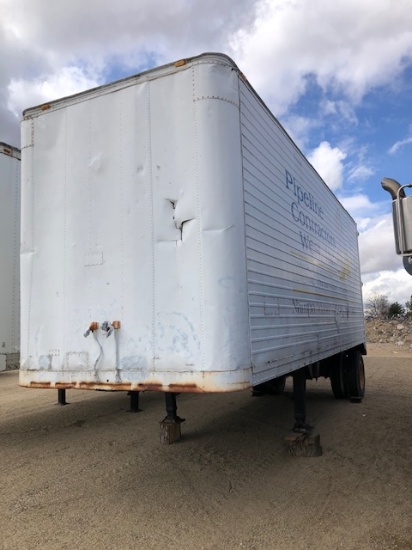 SEMI STORAGE TRAILER, LICENSE = ID TA 5081 - 56846560