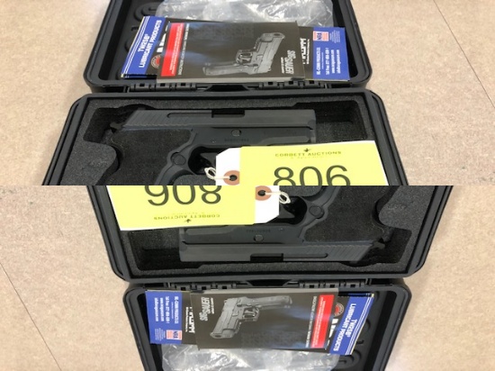 SIG SAUER P224 40 SW BOX NIGHT SIGHTS 2 MAGS  S/N 50E001852, Tag#2572