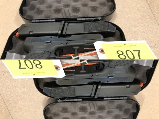 GLOCK 19 GEN 5 NEW IN BOX NIGHT SIGHTS 3 MAGS  S/N BGPU212, Tag#2573