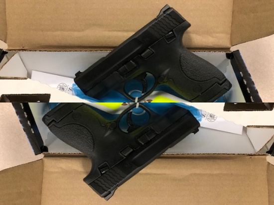 SMITH AND WESSON M & P 40 SHIELD 40 SW WITH BOX AND 2 MAGS   S/N JCL9353, Tag#2584
