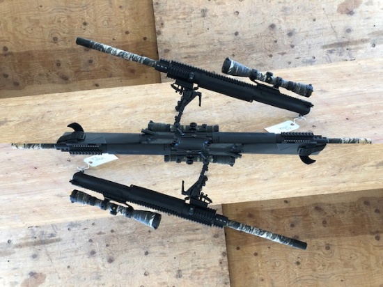 ROCK RIVER ARMS LAR-8 308 20" BARREL, LEUPOLD VARI X III 1.5X5 SCOPE, INCLUDES ADDITIONAL 26" 308 UP