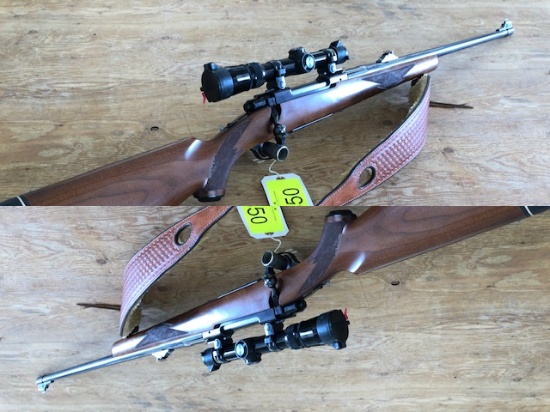 RUGER M77 338 WIN MAG WITH LEUPOLD VARI X III 1.5-5  S/N 770-08106, Tag#2643