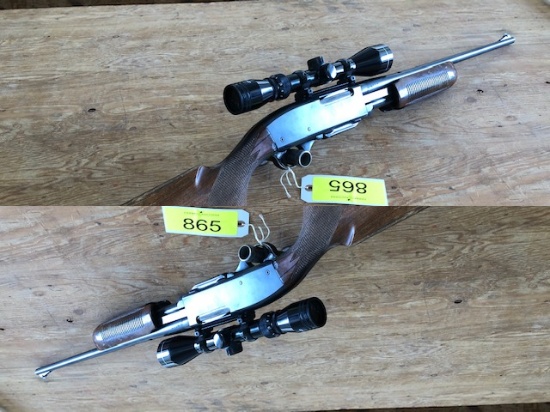 REMINGTON GAME MASTER 760 30-06 WITH TASCO 3-12X40 SCOPE  S/N 252919, Tag#2618