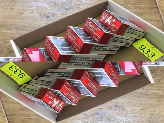 120 ROUNDS AQUILA 7.62 X 51 150 GRN BT