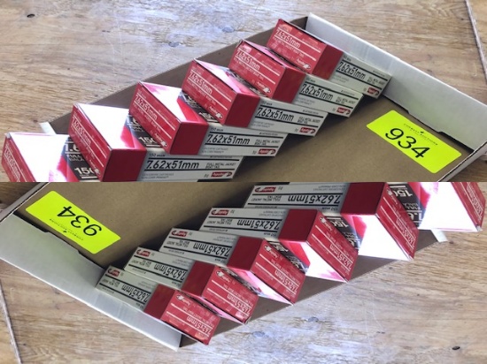 120 ROUNDS AQUILA 7.62 X 51 150 GRN BT
