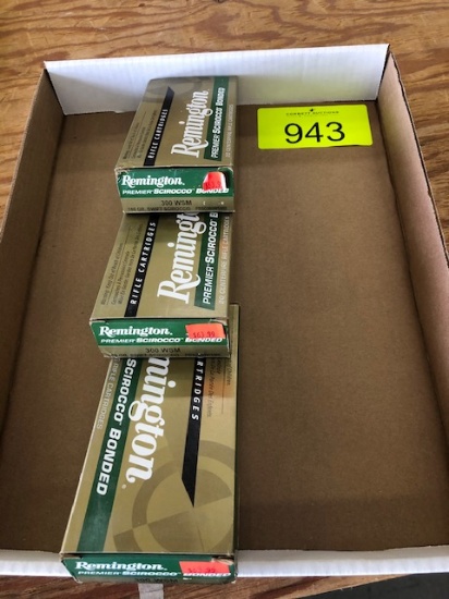 60 ROUNDS REMINGTON 300 WSM 180 GRN SWIFT SCIROCCO