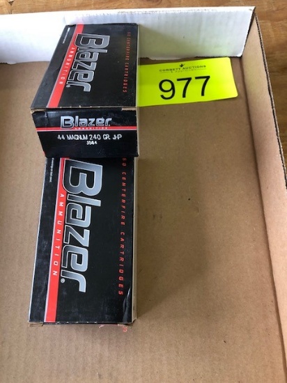 100 ROUNDS BLAZER 44 MAG 240GRN JHP