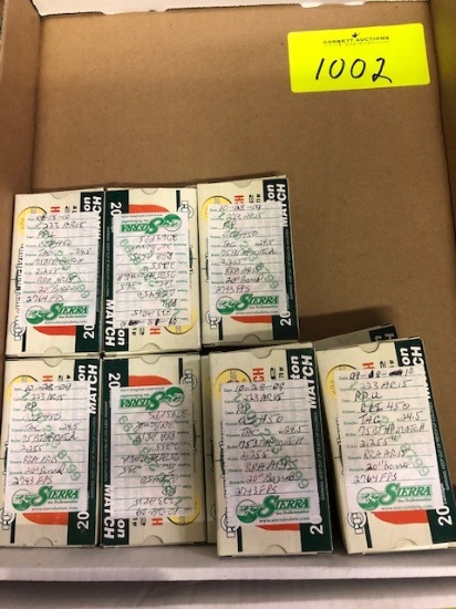 180 ROUNDS OF HERTERS .223 RELOADED AMMO