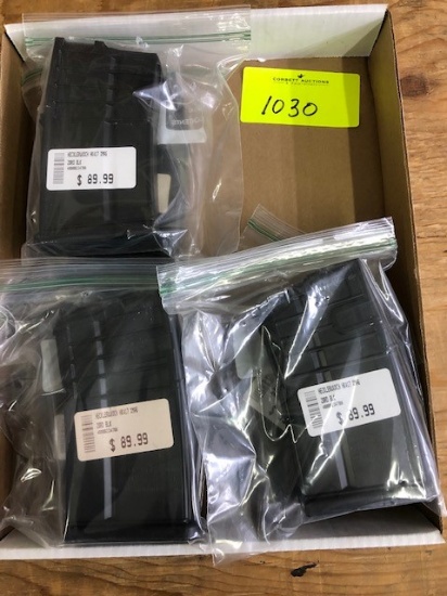 (6) HECKLER & KOCH 417 20 ROUND MAGAZINES