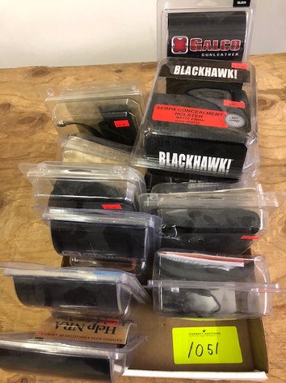 (11) HOLSTERS - GALCO, BLACKHAWK