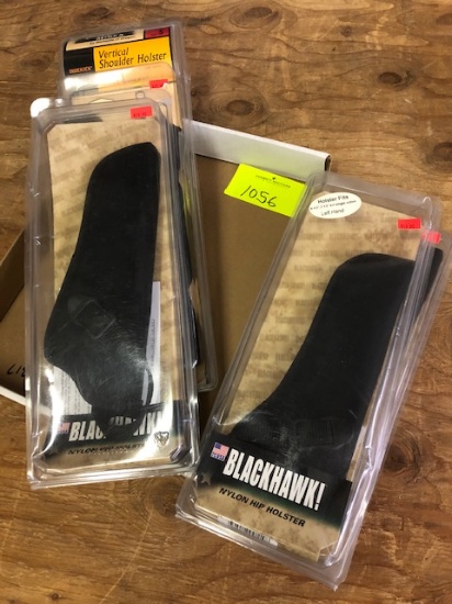 (4) HOLSTERS - UNCLE MIKE, BLACKHAWK