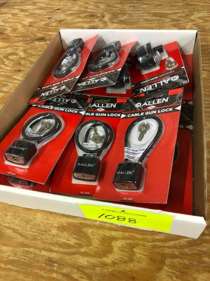 (11) ALLEN GUN CABLE LOCKS