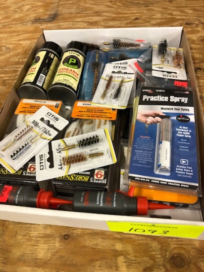 GUN CLEANING GEAR - BRUSHES, SWABS, SOLVENT