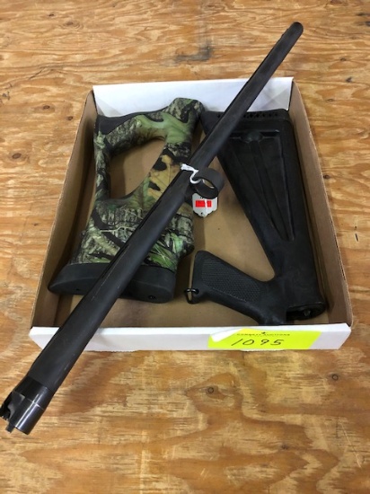 (1) STOGER 12GA. MODEL 2000 BARREL, (2) COMPOSITE STOCKS