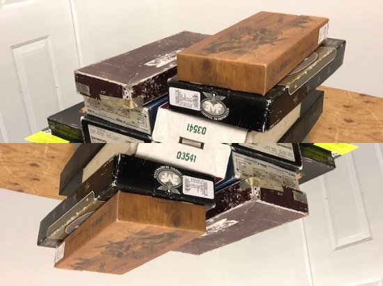 VARIETY OF HAND GUN BOXES - (14)