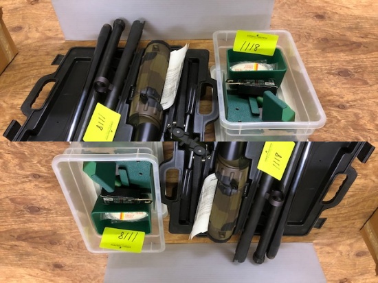 TASCO 18-36X50 SPOTTING SCOPE, RCBS RELOADER ACCESSORIES, 12GA. SHOTGUN BARREL REMINGTON, SAVAGE MDL