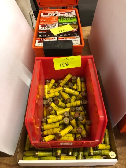 LARGE QUANTITY OF 20 GA. RELOADED SHOTSHELLS