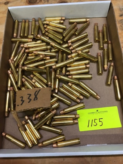 338 WIN MAG BRASS - APPEARS NEW