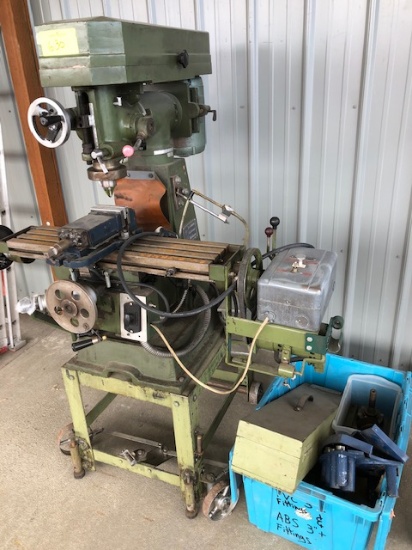 JET MILLING MACHINE W/ ACCESSORIES