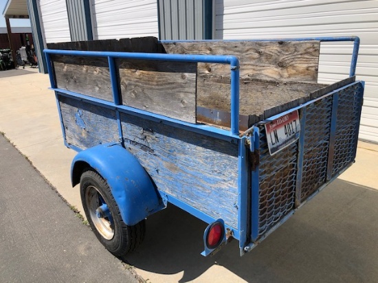 7' X 4' UTILITY/GARDEN TRAILER - NO TITLE REQUIRED