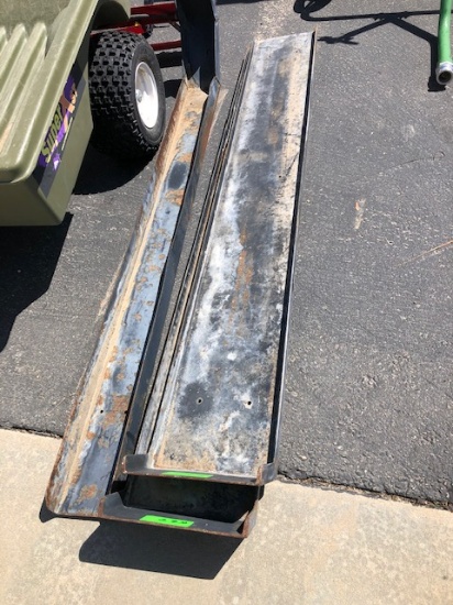 (3) METAL RACKS/RAMPS: (2) 7' X 12", (1) 6' X 6"