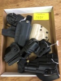 (9) HOLSTERS - BLACKHAWK, SIG SAUER, VARIETY OF BRANDS