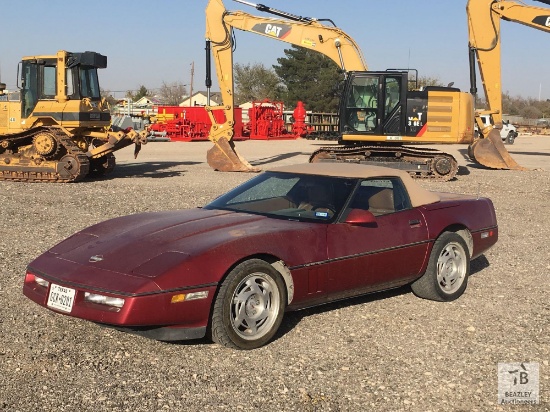 1990 Chevrolet Corvette Convertible [Yard 1: Odessa, TX]