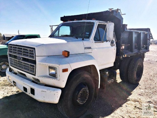 1990 Ford F700 S/A Dump Truck [Yard 3: Midland, TX]