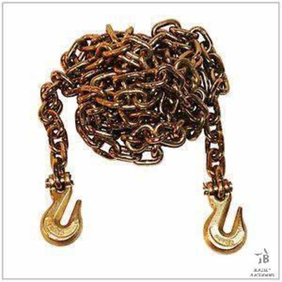 Unused 3/8in. X 20ft. D.O.T. Approved G70 Chain