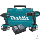Unused Makita XT248 2pc Combo Kit
